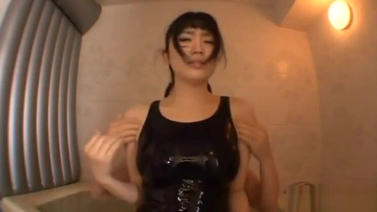 Supreme asian lady in fetish porn movie