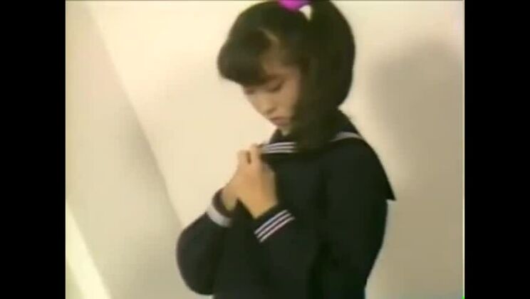 Spicy Japanese harlot in private amateur XXX video