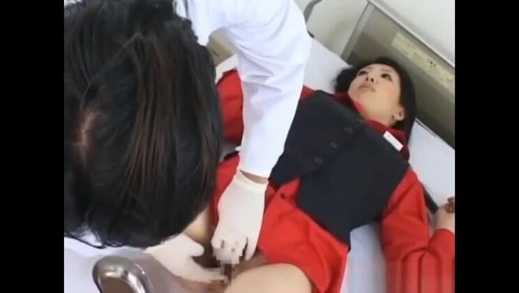 Comely Japanese girl in wild hardcore drilling