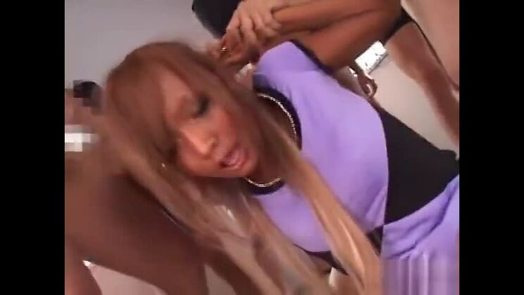 Honey oriental hussy having sex in group