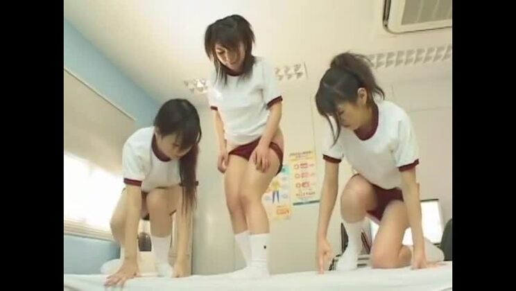 Group sex sex video featuring Misaki Mori, Mika Sonohara and Meina Minami