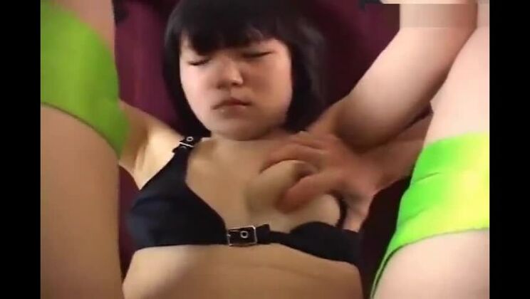 Fine-looking Japanese girl in fetish porn movie