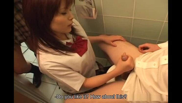 Good-looking oriental tart got a spermshot on her face