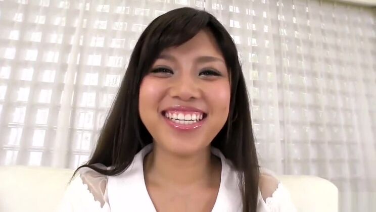 Dazzling brunette asian hussy having an amateur fun times