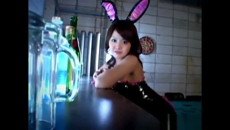 Divine Japanese bitch getting a massive facial cumshot