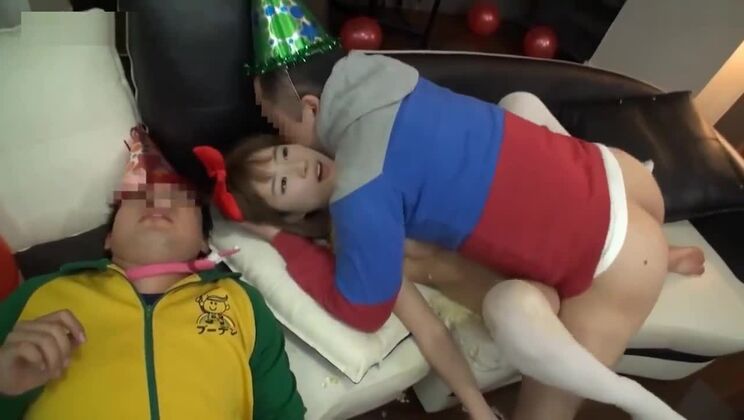 Pleasing asian lady getting hot bukkake