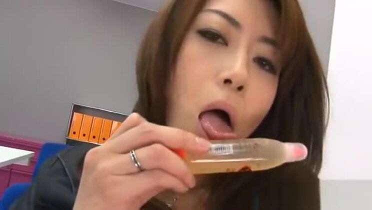 Comely Japanese whore in very hardcore porn scene
