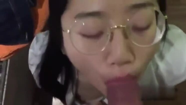 Gorgeous asian gal making dudes dreams come true by receiveng facial cumshot