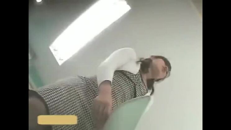 Sexy Japanese tart making a kinky fetish performance