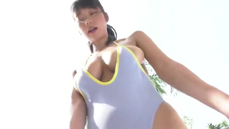 Adorable buxomy oriental female