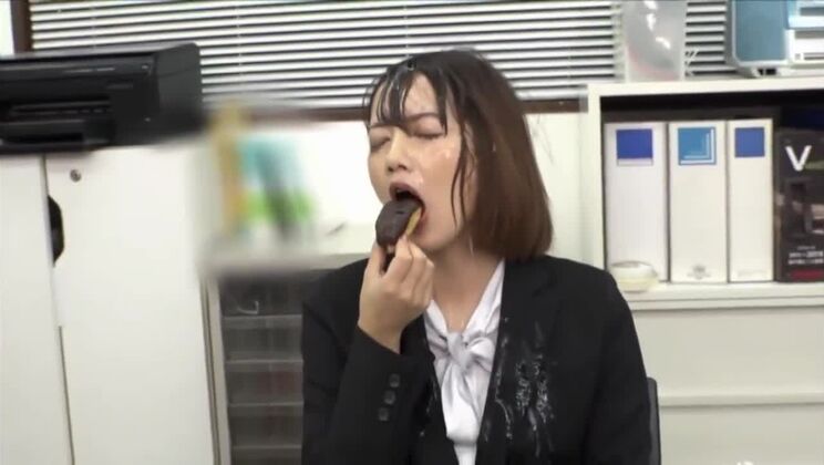 Supreme buxomy Japanese tart featuring hot gangbang porn video