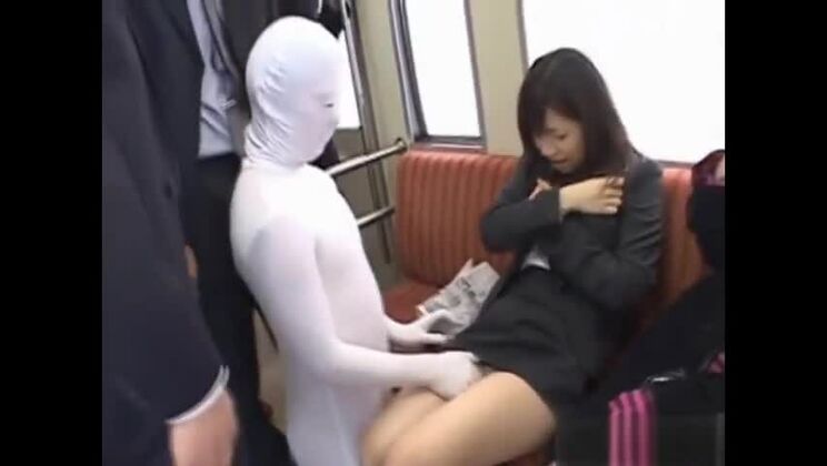 Adorable Japanese whore giving a great blow job