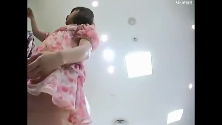 Godlike oriental harlot in public place